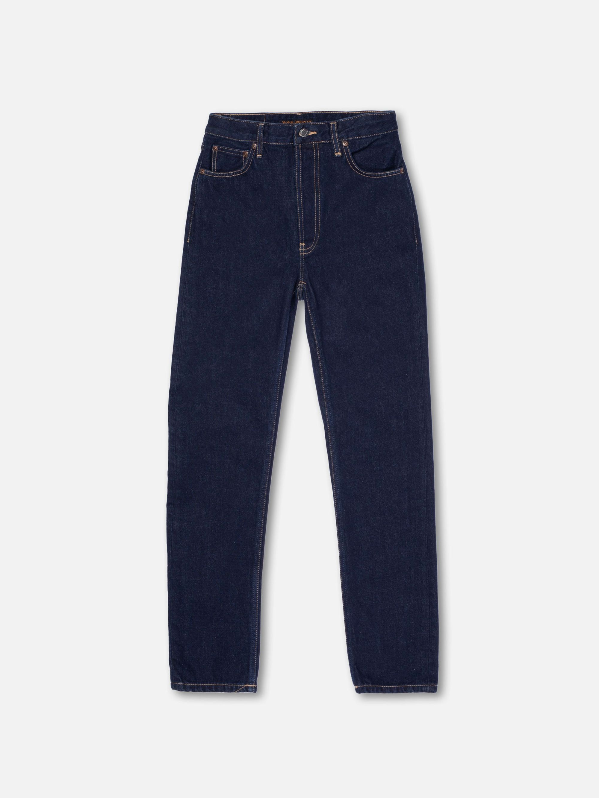Jean mom en coton bio | brut "breezy britt indigo rinse", Nudie Jeans, photo 3