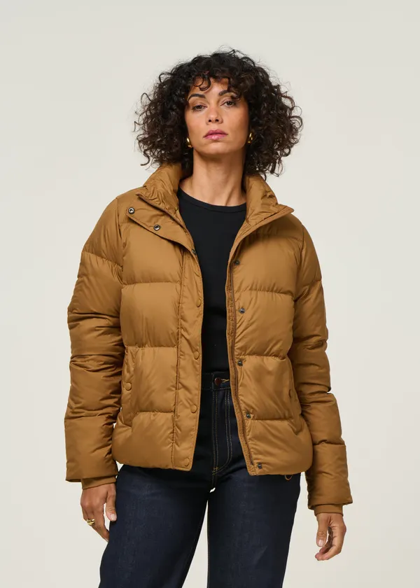 Daunenjacke aus recycelten Materialien | Braun "silent down jkt - drbn", Patagonia