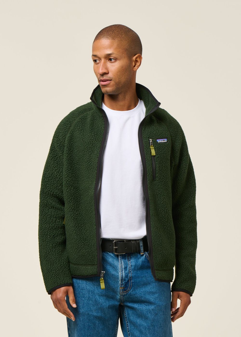 Veste Polaire Col Montant Homme Vert | MonColRoulé