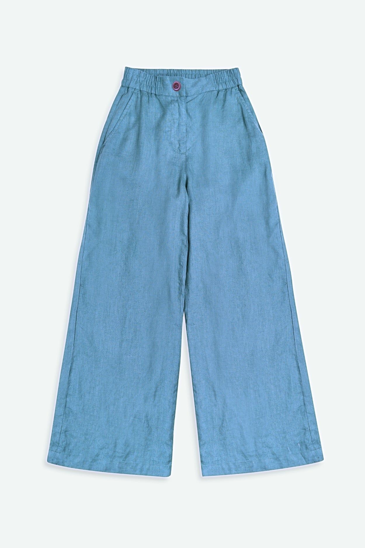 Pantalon en lin | bleu "lilian - alabama super light", Kings of Indigo, photo 5