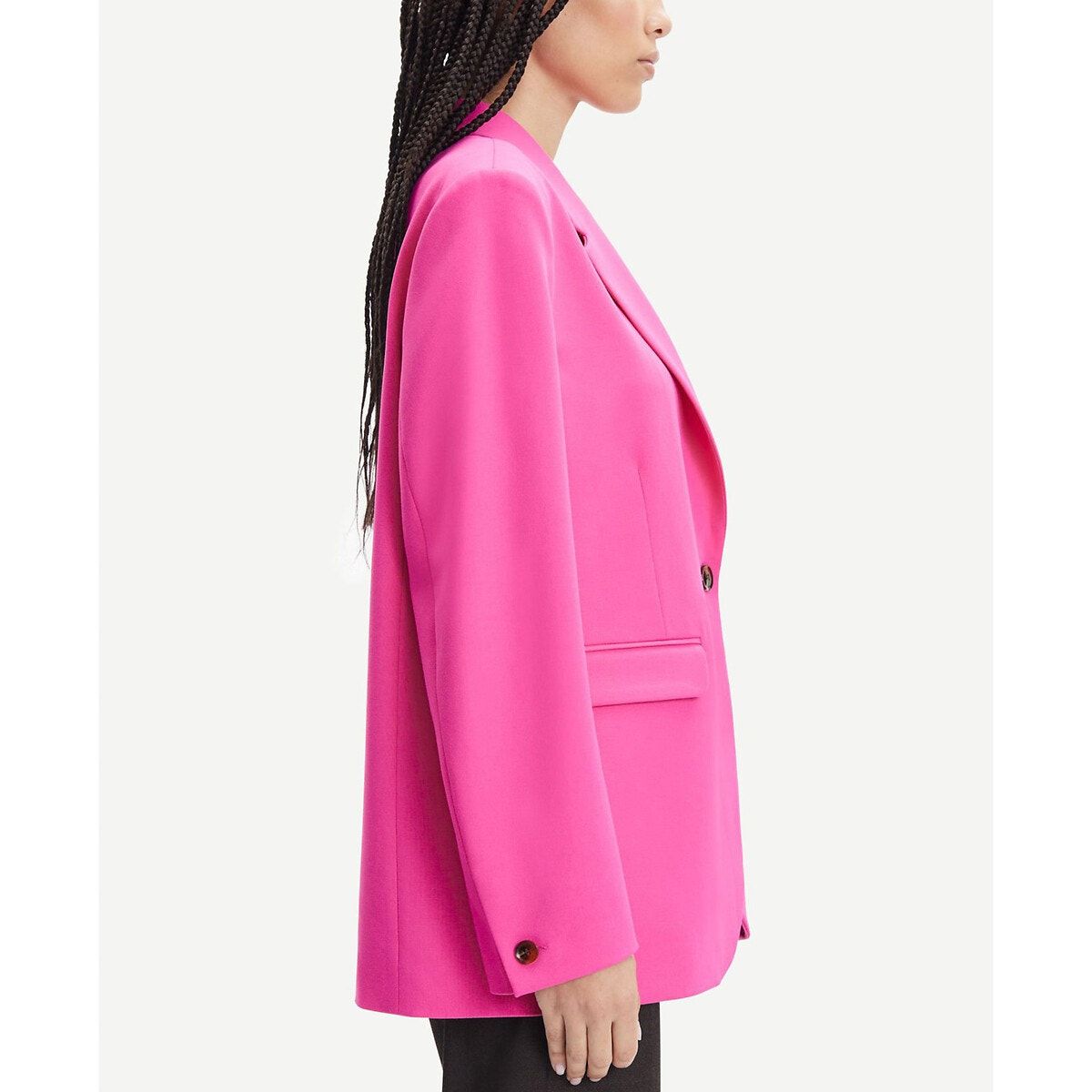 Rosa Blazer aus ECOVERO und recyceltem Material - haven blazer fandango pink, Samsoe Samsoe, Foto 4