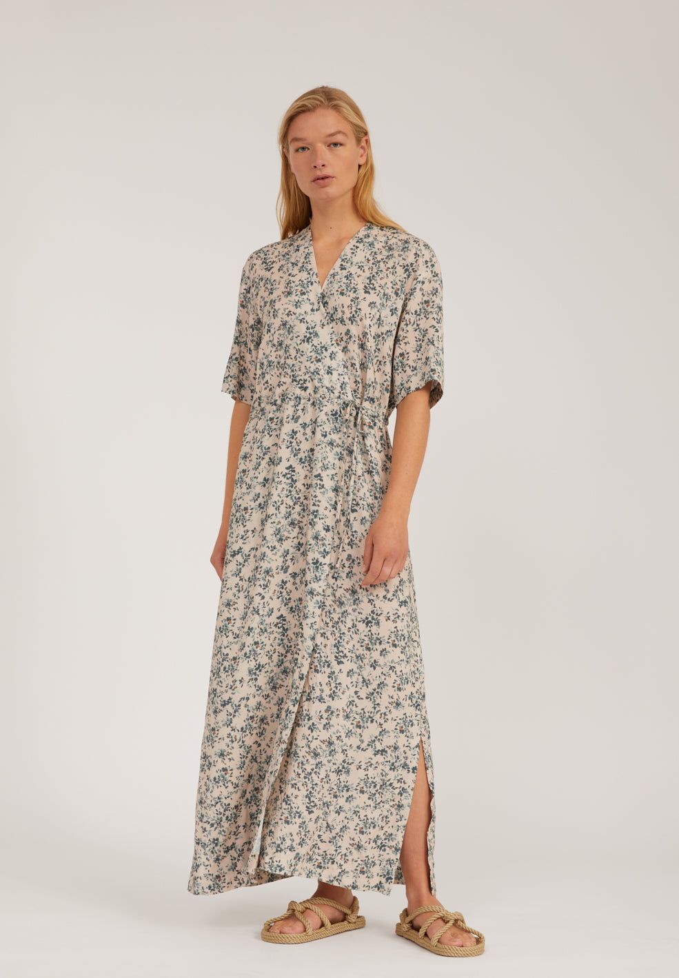 Robe longue à imprimés floraux en lenzing - viktoriaa greenhouse, Armedangels, photo 4