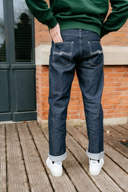 Jean droit brut toile japonaise en coton bio - rad rufus exclusif wdf x nudie jeans, Nudie Jeans, photo 6