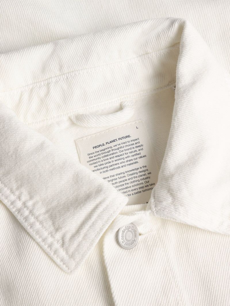 Jacke aus Bio-Baumwolle | Ecru "twill workwear jacket - egret", Knowledge Cotton Apparel, Foto 3