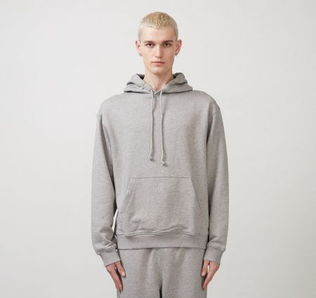 Sweat à capuche en coton bio | gris "organic cotton sweat hood grey melange'