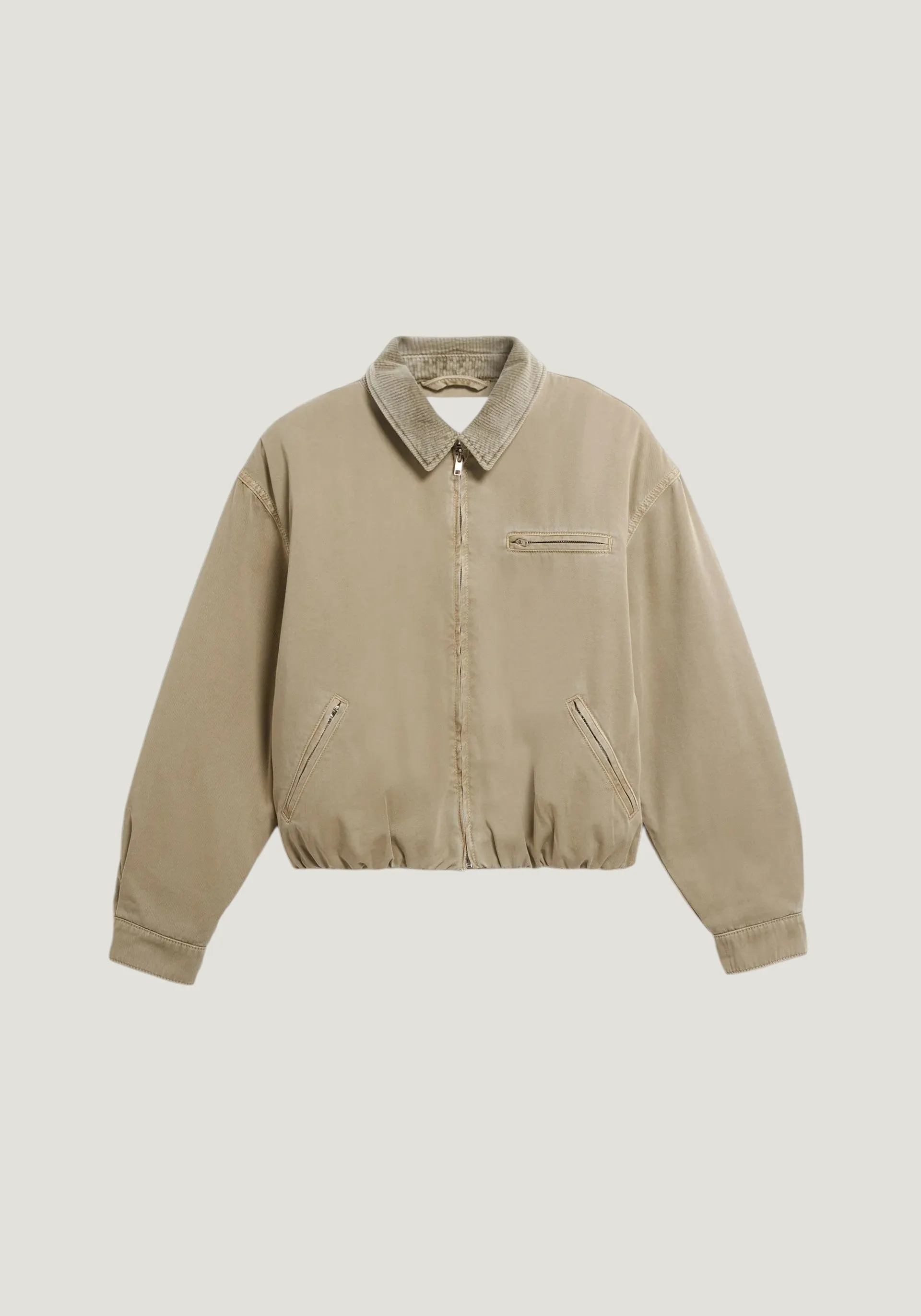 Veste en coton bio | vert "Padded cotton iconic å jacket - light sage", Armedangels, photo 5