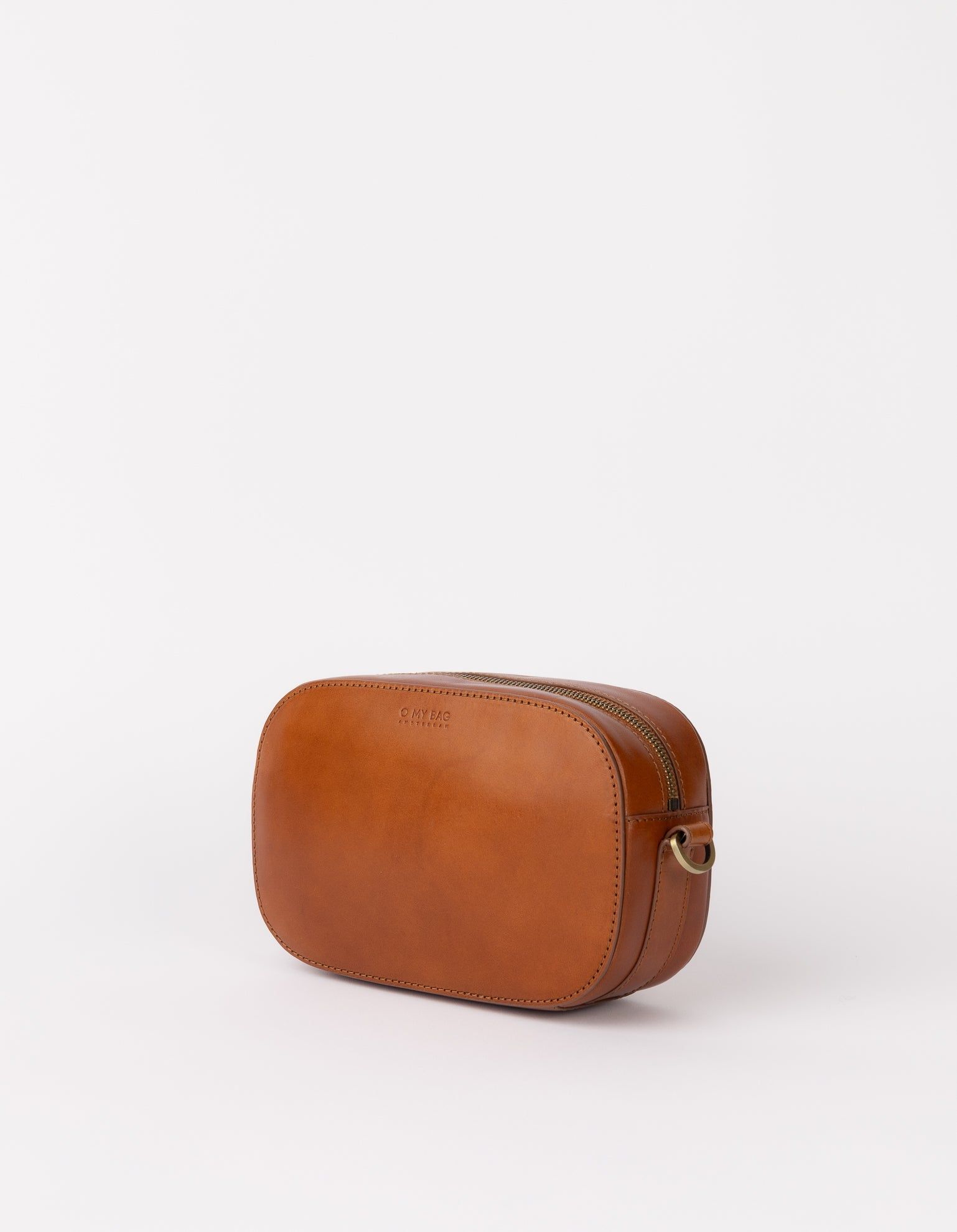 Sac en cuir certifié | marron "maya - cognac classic leather", O My Bag, photo 5