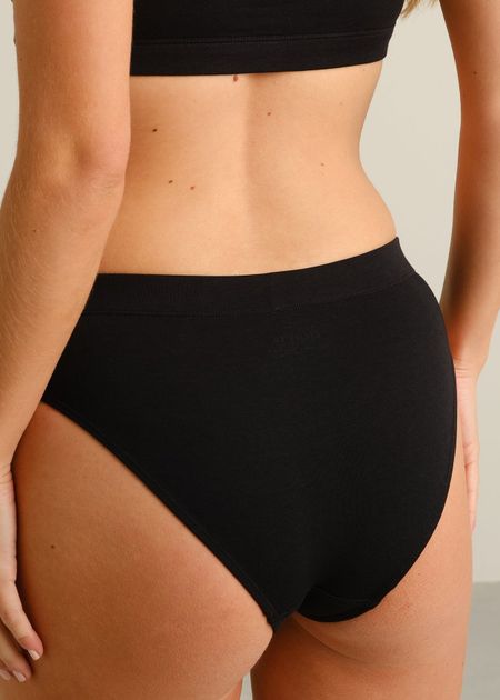 Culotte opaque couvrante en coton bio, Dedicated