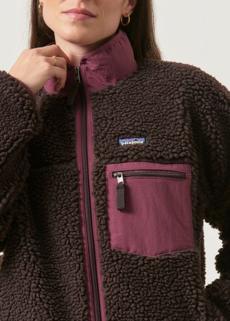 Veste polaire en matières recyclées | bordeaux "classic retro-x jkt - dnbr" - Patagonia
