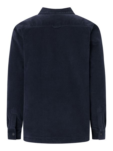 Blouson velours en coton bio et matière recyclée | marine "corduroy overshirt night sky", Knowledge Cotton Apparel, photo 11