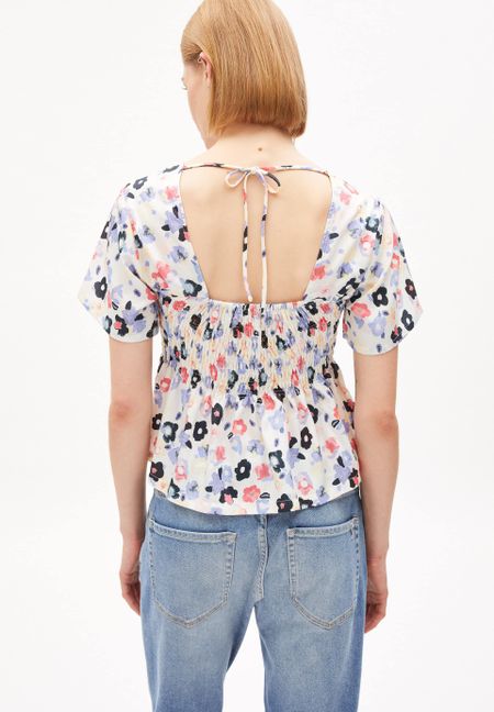 Top léger à motifs fleuri en tencel - memaa sketch of off white - Armedangels