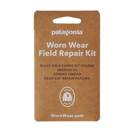 Kit de réparation en matière recyclée | "worn wear field repair kit black"
