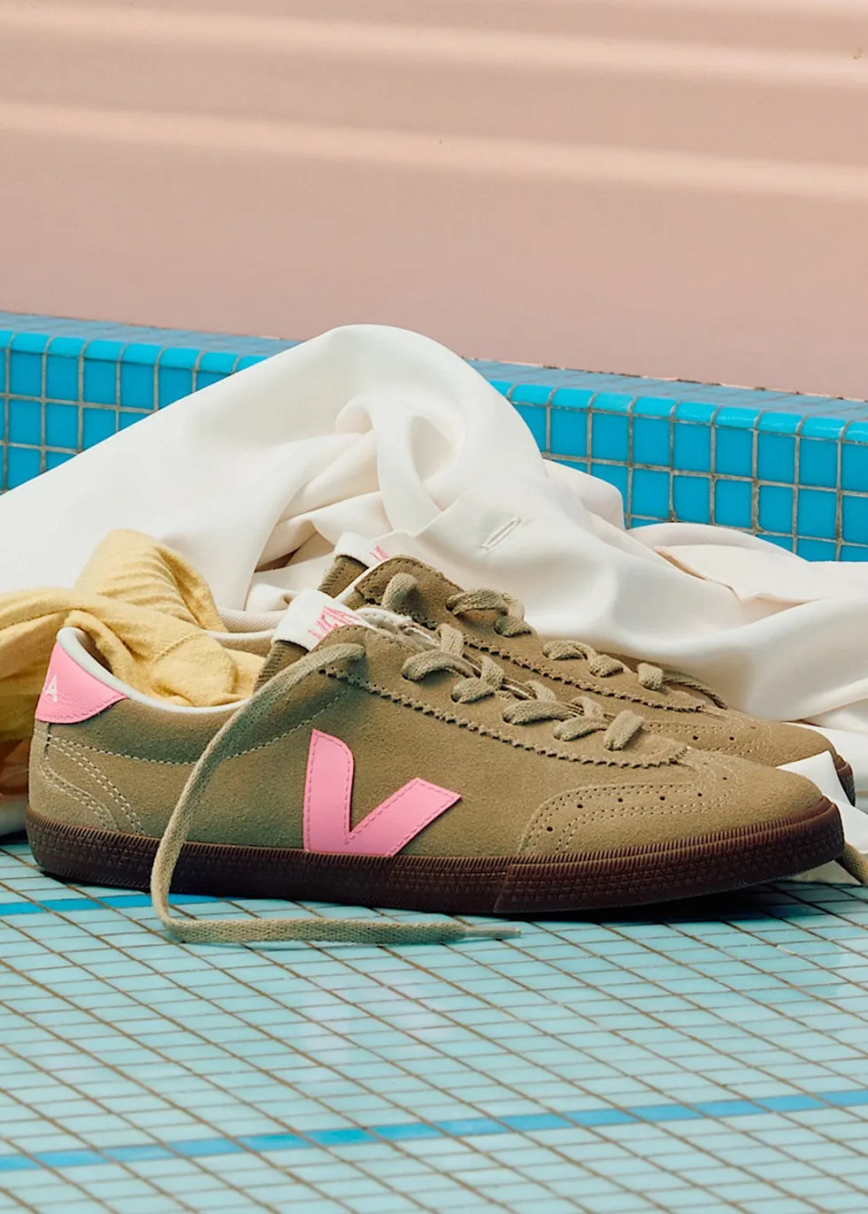 Baskets en cuir | beige "Volley - taupe_malibu_bark", Veja, photo 4