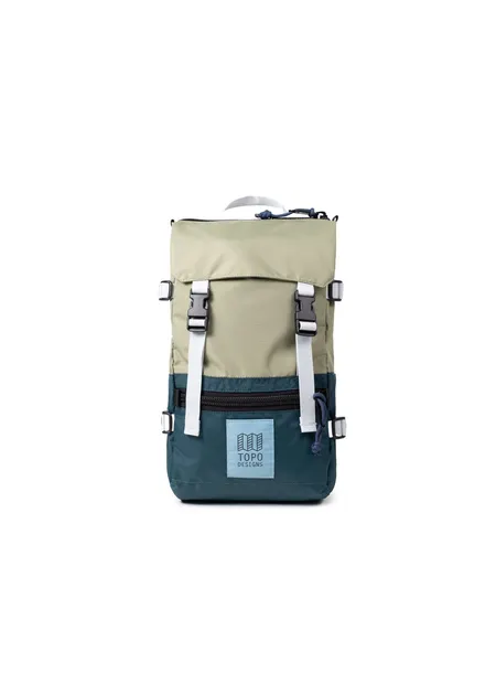 Mini sac à dos en matière recyclée | bicolore "Rover pack mini 10l - oil green / dark pine", Topo Designs