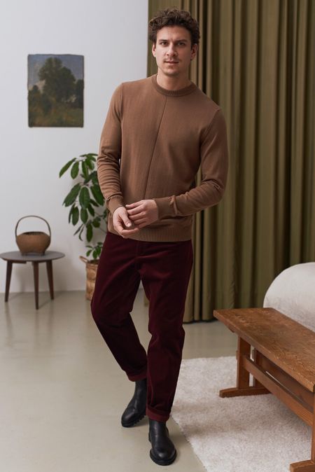 Pullover aus Bio-Baumwolle | Camel "milo jumper eco camel", About Companions, Foto 5