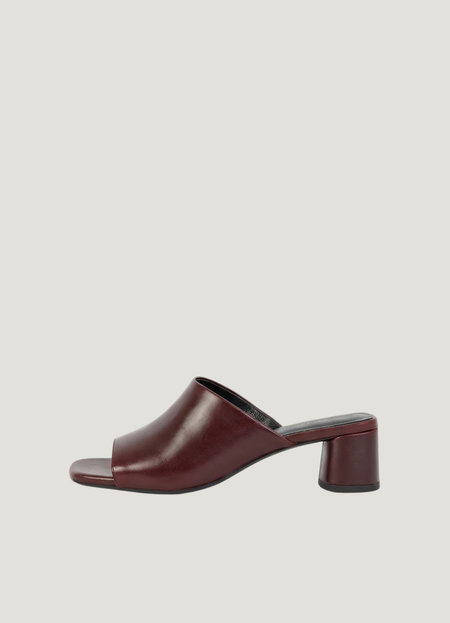 Mules mit Absatz aus Leder | Bordeaux "Piper - cherry", Vagabond, Foto 1