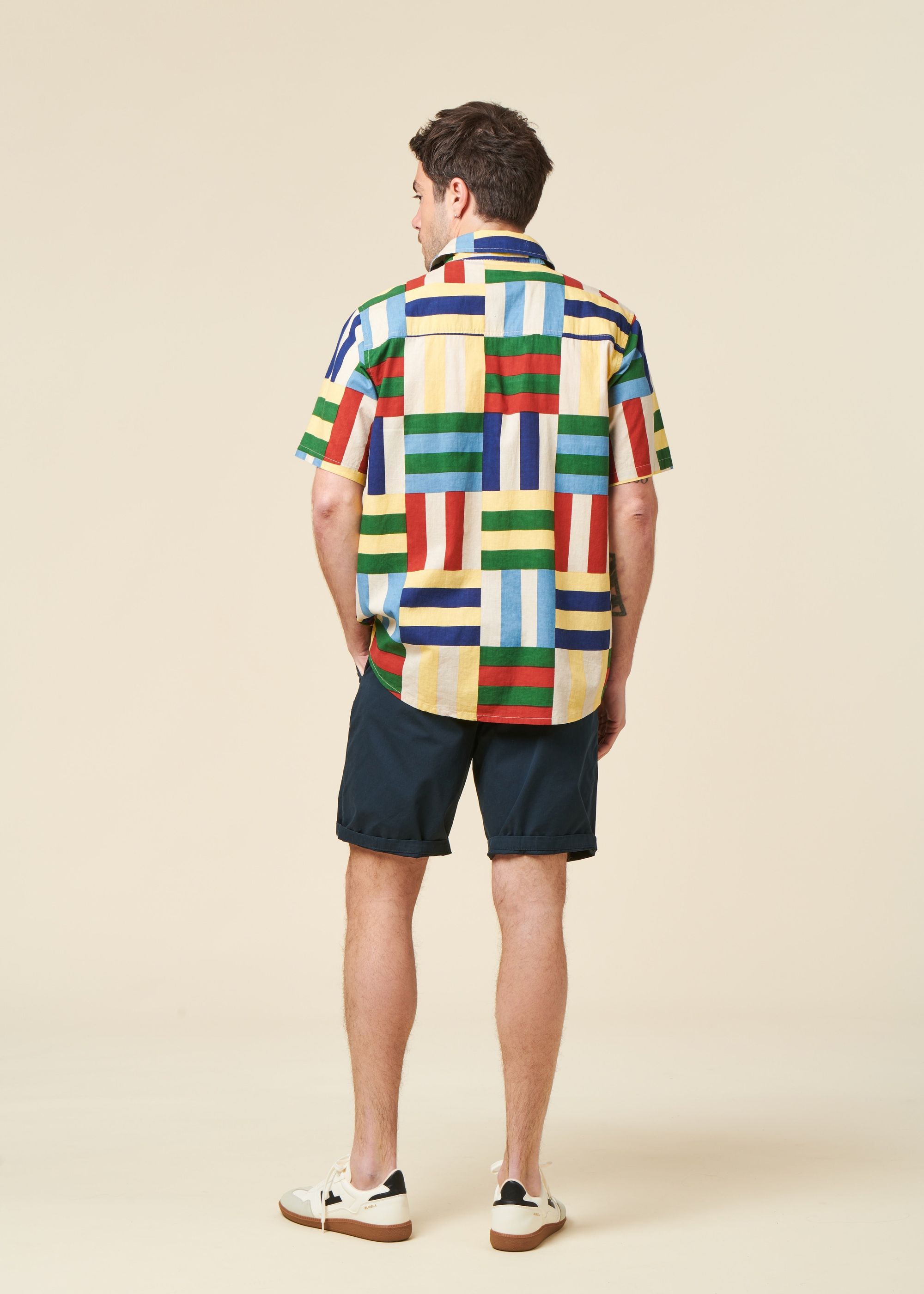 Hemd aus Bio-Baumwolle | Mehrfarbig "field tom shirt", Thinking Mu, Foto 3