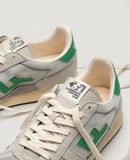 Baskets vegan | gris "marathon club gray erba" - Flamingos Life