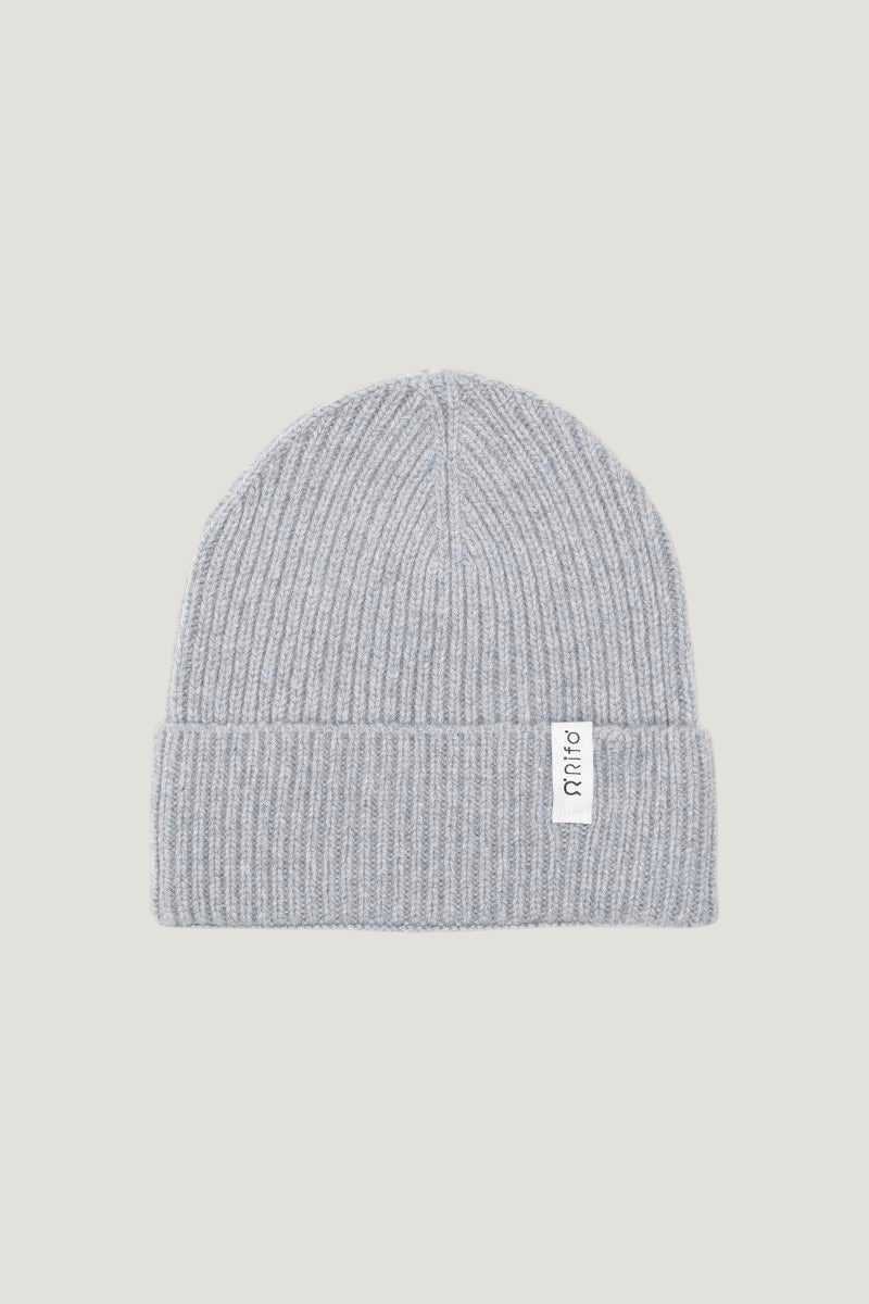 Bonnet en cachemire recyclé | gris "cappello marcello grigio calce", Rifò, photo 1