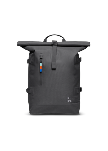 Sac à dos 31l en matière recyclée | gris foncé "rolltop 2.0 shark"