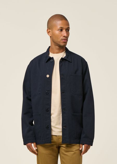 Veste en coton bio | marine "heart sergi jacket"