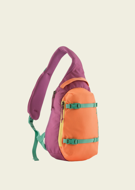 Sac bandoulière en matière recyclée | vert "atom sling 8l - fdmg" - Patagonia