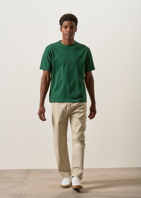 T-shirt oversize en coton bio | vert forêt - WeDressFair