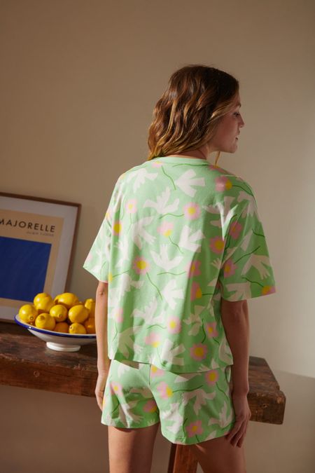 Pyjama en coton bio | bird vert - We Are Jolies