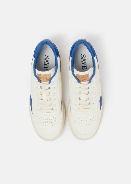 Baskets vegan | blanc et bleu "Basket en recyclé - modelo '89 icon ocean", SAYE, photo 4