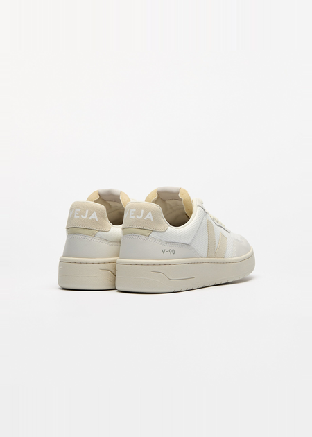 Baskets en matières recyclées | ecru "v-90 white pierre", Veja, photo 3