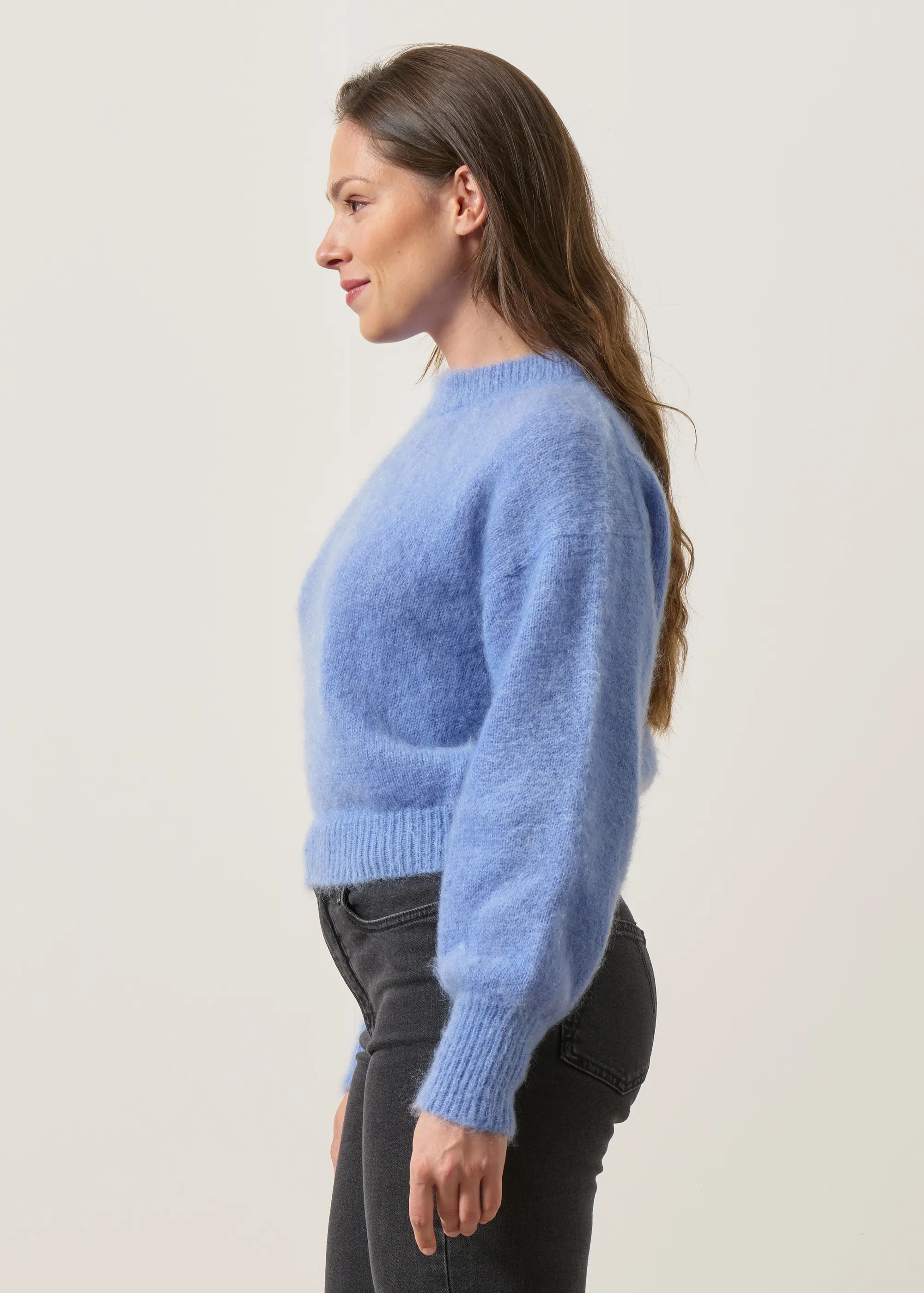 Pull en mohair certifié | bleu ciel "sérena", WeDressFair, photo 3