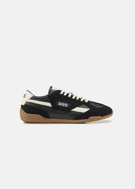 Baskets vegan | noir "m26 dawn - lignify black & white", SAYE, photo 2