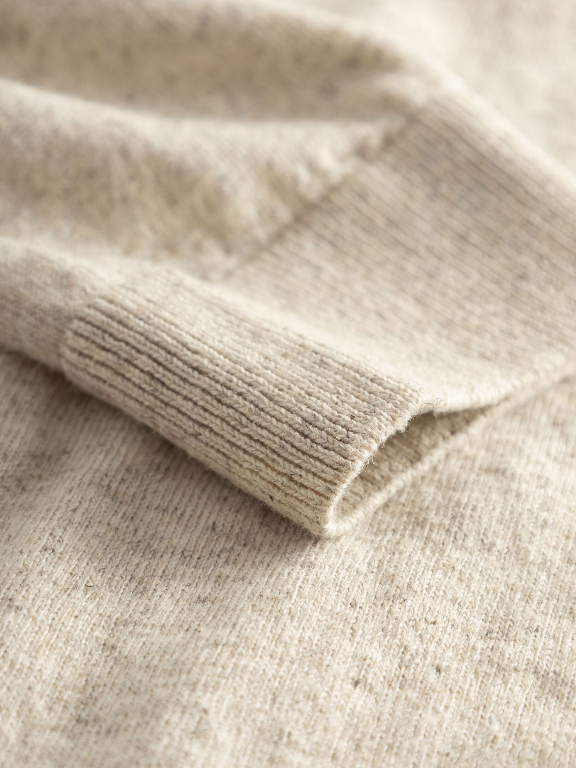 Pull en chanvre et coton bio | beige "cotton hemp knit light feather gray", Knowledge Cotton Apparel, photo 5