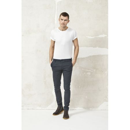 Chino marine en coton bio