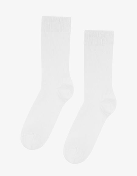 Chaussettes en coton bio | blanc "optical white"