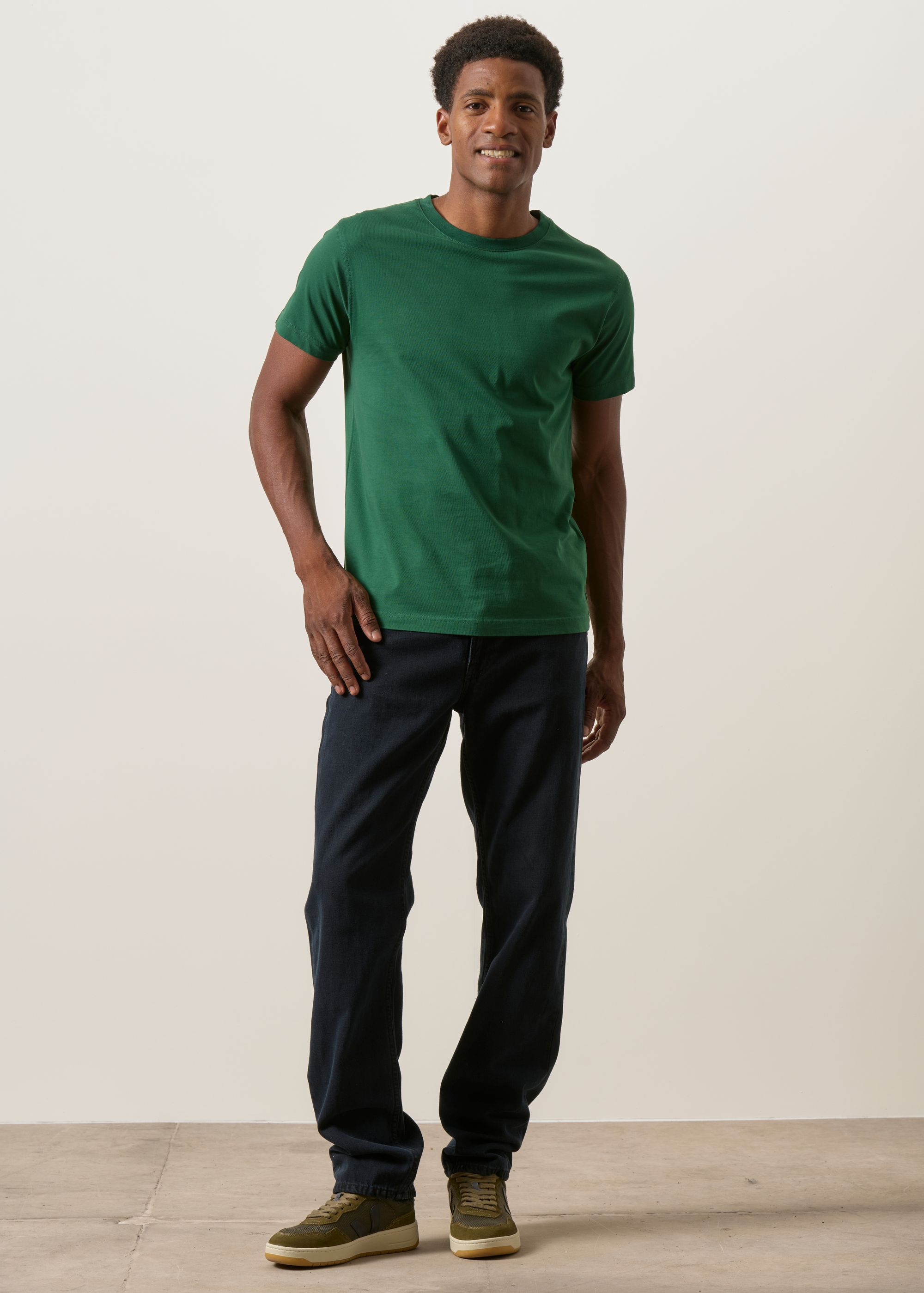 T-shirt en coton bio | vert forêt, WeDressFair, photo 5