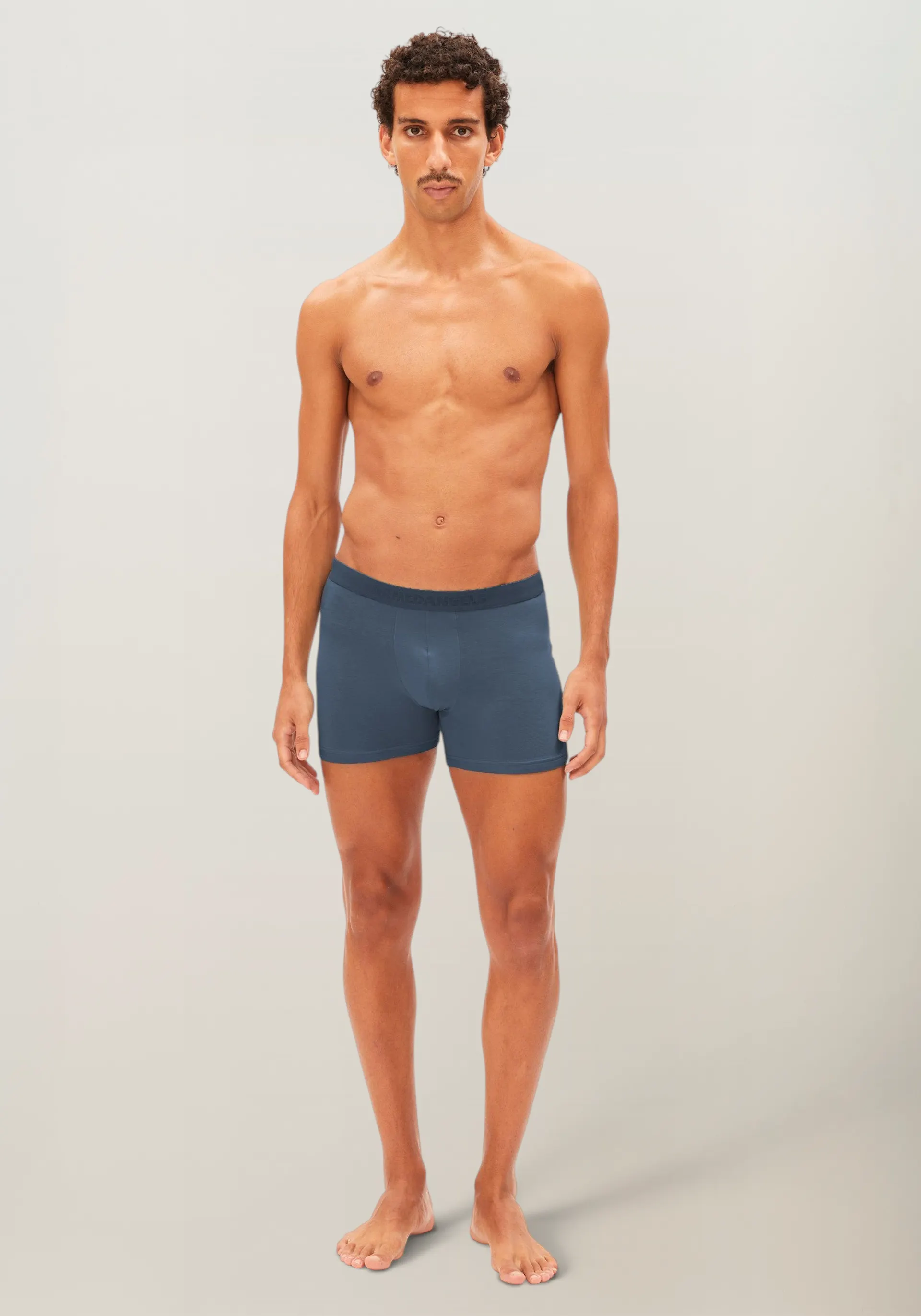 Boxer en modal | bleu "Ricaard boxer brief - dusty moon", Armedangels, photo 4