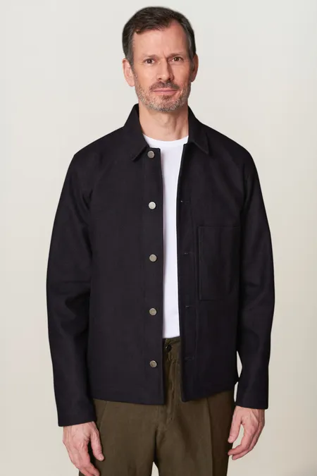 Veste moleskine en coton bio | noir "Asir eco moleskin black", About Companions, photo 1