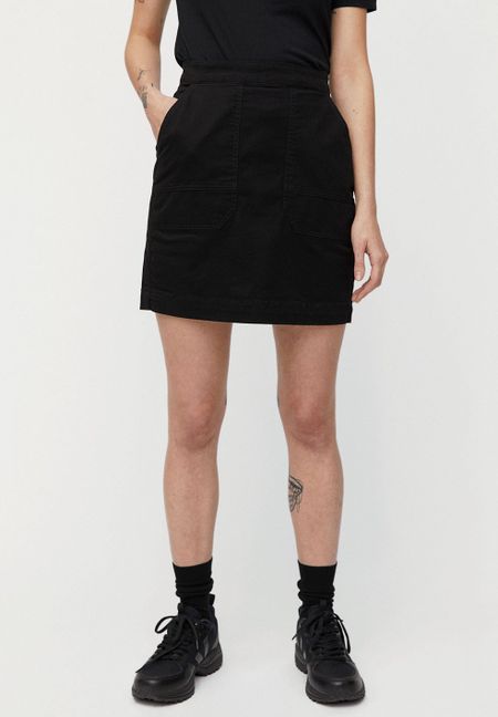 Jupe noire en coton bio - ulmaa