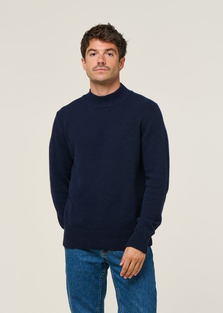 Pullover aus recyceltem Kaschmir | Blau "clemente - blu mora", Rifò, Foto 4