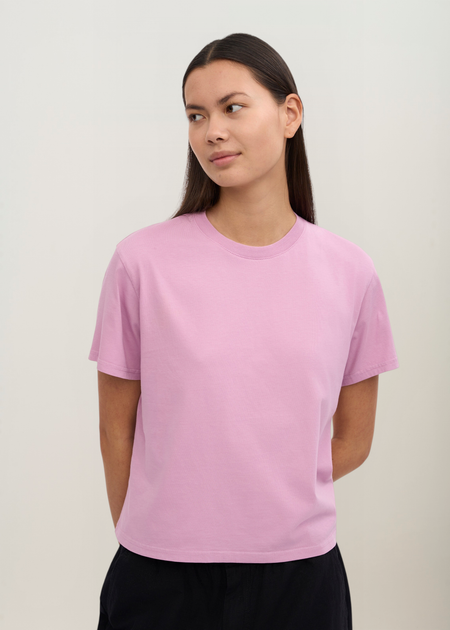 T-shirt en coton bio | rose "cherry blossom" - Colorful Standard