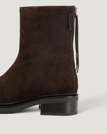 Bottines en cuir daim doublées | marron "Karlie", Vagabond, photo 3