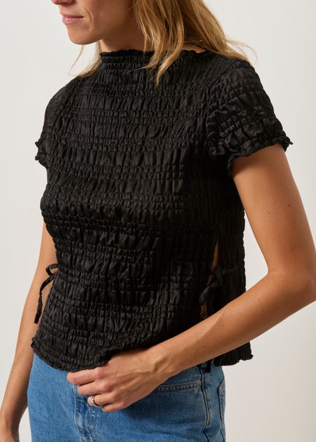 Top aus Ecovero | Schwarz "Fern-black", Jan'n June, Foto 2