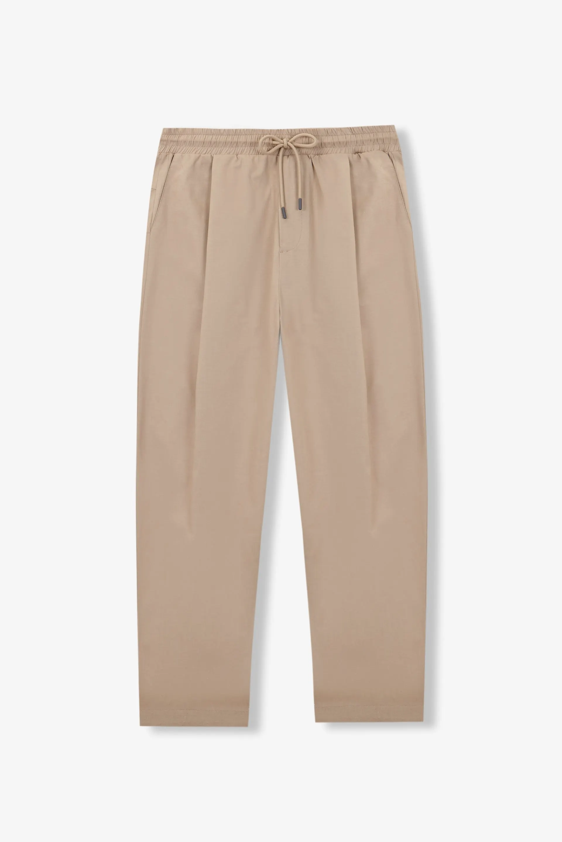 Pantalon droit en coton bio | taupe "smart pants cotton", Unfeigned, photo 1