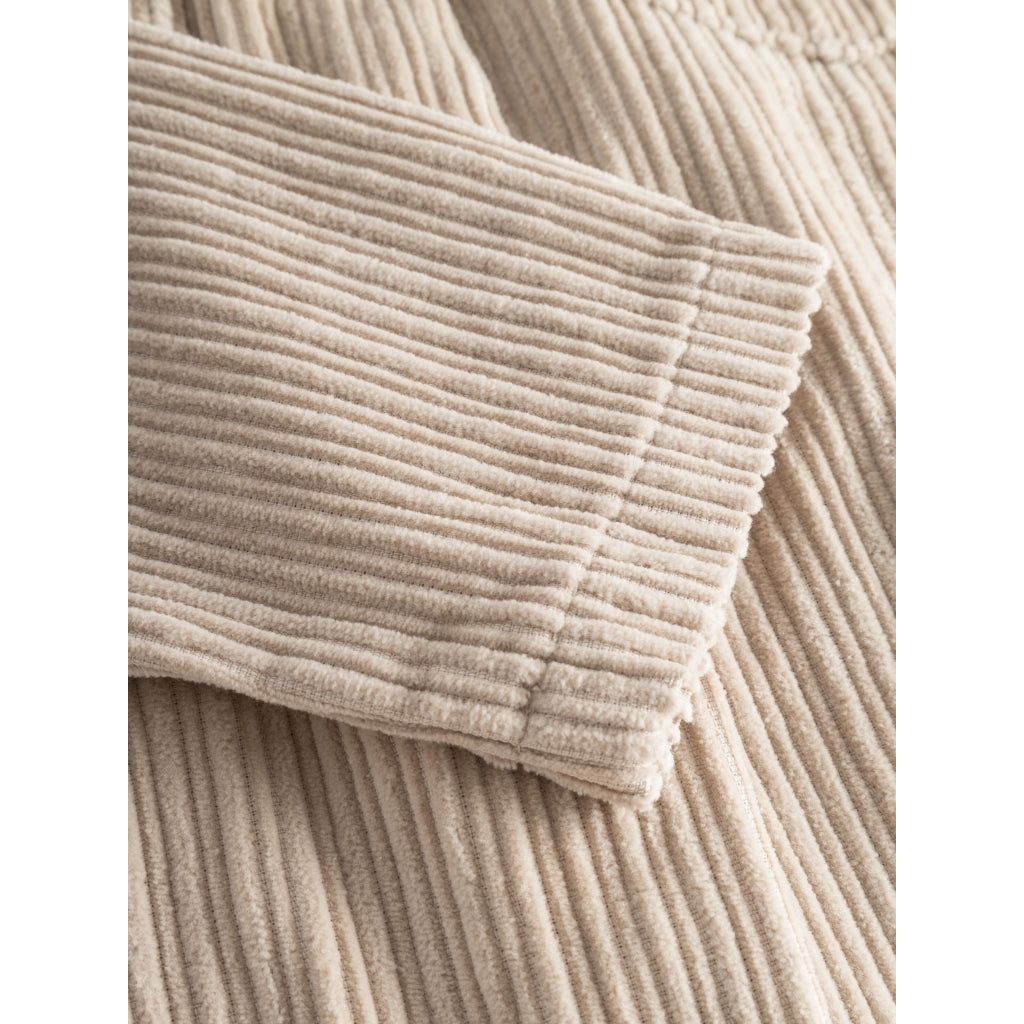 Surchemise velours en coton bio | beige "corduroy overshirt light feather gray", Knowledge Cotton Apparel, photo 6