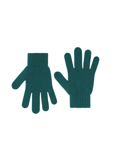 Gants en laine mérinos recyclée | vert "merino wool gloves - ocean green"