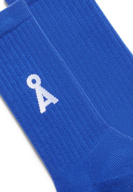 Chaussettes en coton biologique | bleu "saamus bold - dynamo blue" - Armedangels