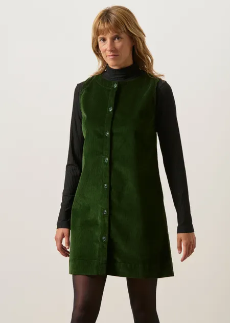 Robe velours sans manche "olivia" - vert, WeDressFair, photo 5