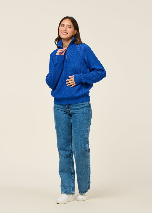 Sweat-shirt Femme Preworn – Bleu Polyester – Taille M – Manches Longues – Très Bon état