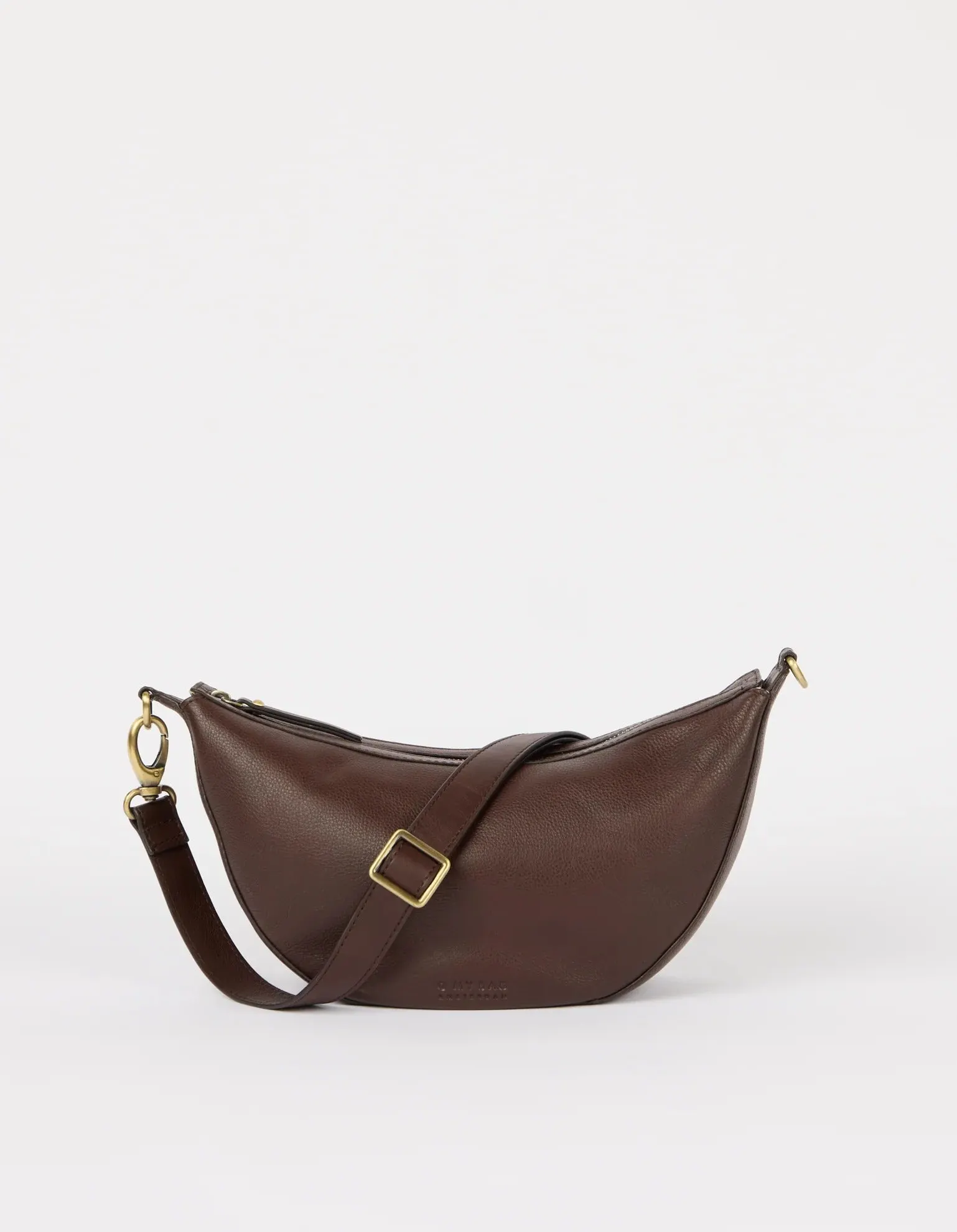 Sac en cuir certifié | marron grainé "leo - chocolate soft grain", O My Bag, photo 8
